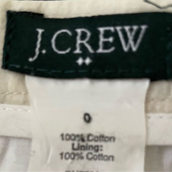 J. Crew A Line Skirt, White/Cream - Picture 2 of 4